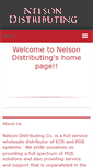 Mobile Screenshot of nelsondistributing.com